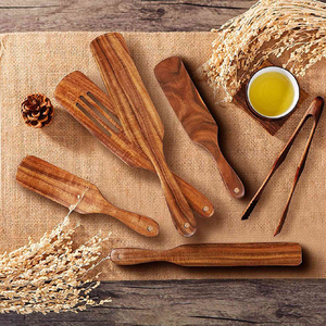 Heat Resistance Wooden Attractive and Decorative <b>Spurtle</b> Spoon for Cooking Baking Mixing Dough etc at hot sale - Product Image 6