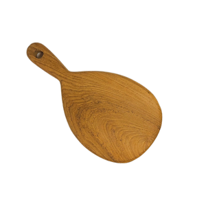 Bloc à découper en bois de teck de pong d'origine indonésienne Design naturel pour la cuisine - Product Image 1
