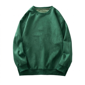 Sudadera con capucha de felpa gruesa 100% algodón para hombre, antipilling, de ajuste holgado, informal, de color liso, para primavera, al por mayor - Product Image 5