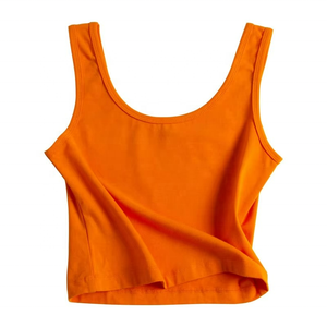 Camiseta sin Mangas Básica para Mujer, 95% Algodón, 5% Elastano, Top Deportivo Personalizado para Uso Diario - Product Image 5