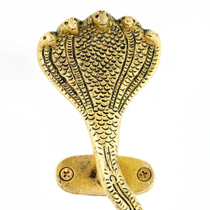 Tiradores de Gabinete al por Mayor: Figuras de Cobra de Latón Hechas a Mano con Diseño Dorado, Lote de Tiradores Vintage para Cajones y Puertas de Armario - Product Image 4