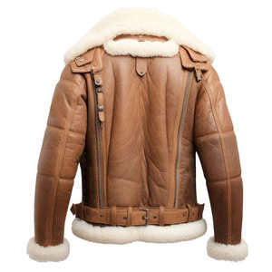<b>SMART</b> SHINE ENTERPRISES <b>Men</b> Soft Premium Leather <b>Jacket</b> Full Zip Casual Comfortable Durable Regular Fit Classic Fashion Winter - Product Image 2
