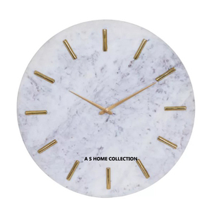 Horloge murale de style européen en acier inoxydable, métal brillant poli, forme arrondie, finition argentée, usage domestique - Product Image 3