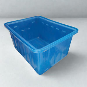 Contenedor de Almacenamiento Rectangular de Plástico Resistente, en Varios Tamaños, para Teñido de Textiles, Mariscos y Embalaje Industrial - Product Image 4