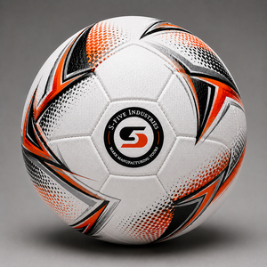 Ballon de football SFIVE toutes tailles OEM ODM, couleur personnalisée, impression sur écran, ballon de football cousu à la main, ballon d'entraînement durable, ballon thermique - Product Image 3