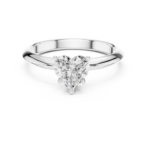 Anillo Solitario de Diamante Cultivado en Laboratorio con Corte Esmeralda de 1ct, con Garra Aplastada y Borde de Cuchilla, en Oro Personalizado, Joyería de Compromiso para Uso Diario - Product Image 1