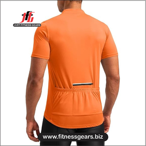 JUST FITNESS GEARS Maillot de cyclisme pour hommes adultes en polyester, prix de gros, dernier style, vente chaude, respirant, séchage rapide - Product Image 2