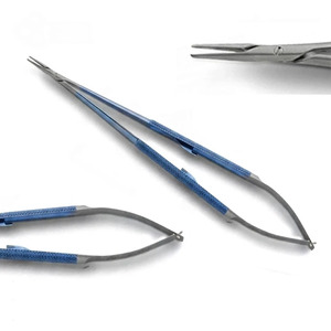 JAMSO INDUSTRIES JI-3270 Porte-aiguille Micro Castroviejo en titane, taille personnalisée, pointe droite, instruments chirurgicaux manuels CE - Product Image 2