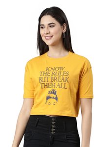 Camiseta Oversize Corta para Mujer con Hombros Caídos, Manga Corta, Cuello Redondo, Estilo Casual de Algodón, Top Urbano para Mujer Oversize - Product Image 4