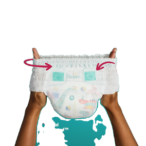 Pañales desechables Pampers Pull On Cruisers 360 Fit talla 5, paquete de 128 con toallitas húmedas suaves y delicadas para bebés, 12 paquetes con tapa abatible. - Product Image 5