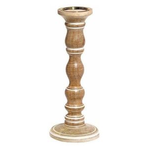 Vintage Wooden <b>Candle</b> Holder Handcrafted Pillar Stand <b>Stick</b> Table Centerpiece for Wedding Christmas Home Decor <b>Candle</b> Pillar - Product Image 1