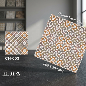 กระเบื้องเซรามิกพอร์ซเลนเคลือบ300x300ดีไซน์แบบเจาะนูนใหม่30x30 400x400 40x40 12 16x16 - Product Image 6