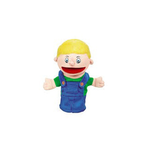 Plush Rag Doll With Blue Vest And Pink Sleeves <b>Soft</b> <b>Stuffed</b> <b>Toy</b> For Kids Age 2 To 4 Years Unisex - Product Image 2