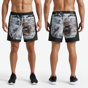 Pantalones Cortos Deportivos Transpirables para Gimnasio, para Todas las Temporadas, con Bolsillos, para Correr, Entrenamiento, Fitness, Levantamiento de Pesas - Product Image 3