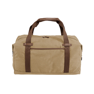 Custom <b>Canvas</b> Weekender Duffle <b>Bag</b> Men Vintage Large Capacity Waterproof Travel Gym Overnight <b>Tote</b> Personalized Logo Zipper - Product Image 2