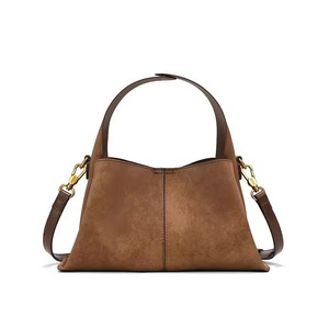 Bolso de Hombro de Cuero Genuino para Mujer, Estilo Vintage, Tipo Hobo, con Cierre, Gran Capacidad, Resistente al Agua - Product Image 1