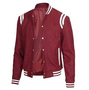 Chaqueta Varsity de Lana 100% con Logotipo Personalizado para Hombre, Bordado Chenille, Estilo Universitario, Patrón de Letras - Product Image 3