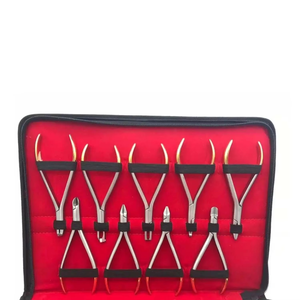 Kit d'instruments d'extraction dentaire : Élévateurs, pinces, forceps – Ensemble de chirurgie buccale en acier inoxydable – Instruments dentaires en gros - Product Image 6