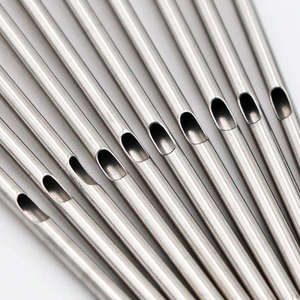 เข็มฉีดนมวัวสำหรับสัตวแพทย์ ยี่ห้อ Surtechs สำหรับป้อนนม ป้องกันโรคหลอดนมอักเสบ ใช้สำหรับฉีดยา  แบบล็อค Luer ผลิตจากเหล็กกล้าไร้สนิมสำหรับการผ่าตัด ใช้ซ้ำได้ - Product Image 2