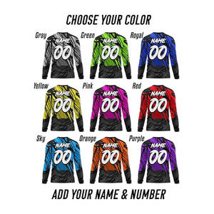 Camiseta Deportiva de Manga Larga Personalizada de Excelente Calidad al por Mayor para Niños Pequeños, Jóvenes y Adultos - Product Image 2