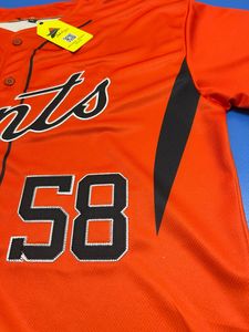 Camiseta de béisbol juvenil de los San Francisco Giants Buster Posey, color naranja, alternativa, Cool Base, con bordado de los Giants - Product Image 3