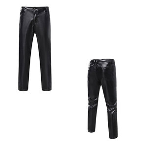 Pantalon en cuir pour homme de qualité supérieure, élégant, confortable, en cuir souple, coutures durables, parfait pour les occasions décontractées et les soirées. - Product Image 3