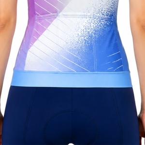Maillot de Ciclismo Personalizado para Mujer, Transpirable, Ligero, Cómodo, Manga Corta, Color Degradado, Secado Rápido, Maillot Deportivo para Mujer - Product Image 5