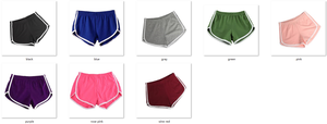 Shorts de sport d'été pour femmes les plus vendus, légers, respirants, en polyester/nylon écologique, pour la course et la gym, taille élastique, bords bruts - Product Image 5