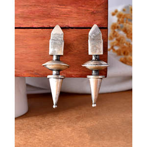 Pendientes de Plata de Moda Meera Jaipur Gan - Product Image 2