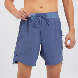 Pantalones Cortos Casuales para Hombre, Diseño Personalizado OEM, Poliéster/Nailon/Spandex, Cordón Ajustable, Tejido Transpirable hasta la Rodilla, Ecológicos, de Secado Rápido - Product Image 1