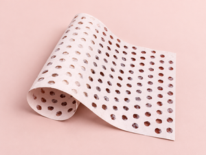 Feuille de papier dentelle blanche artisanale de qualité supérieure avec perforations rondes pour emballage cadeau, loisirs créatifs et emballage - Total : 116 - Product Image 5