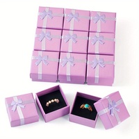 Boîte à bijoux de luxe avec logo personnalisé, en matériaux recyclés et doublure en éponge, boîte cadeau à tiroir coulissant avec ruban