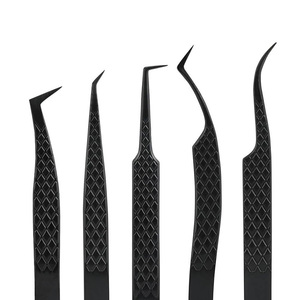 Hasibi naqibi HNSC-ET-0019บริษัทผ่าตัดสแตนเลสชุดแหนบต่อขนตาชุดป้องกันไฟฟ้าสถิตย์ทนทานจับที่สมบูรณ์แบบ - Product Image 4