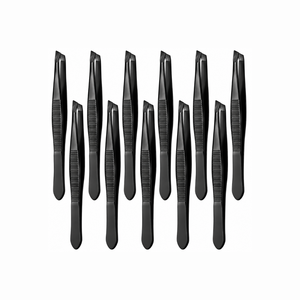 MANAN INSTRUMENTS Aplicador de Pestañas Postizas de Acero Inoxidable con Punta Puntiaguda, Inclinado, Antideslizante, con Rayas, Estilo Moderno y Duradero - Product Image 5