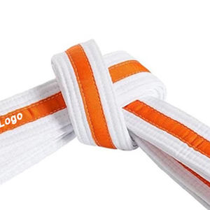 Ceinture de karaté de haute qualité OEM/ODM, coutures renforcées, ceinture d'entraînement durable pour arts martiaux, directement de l'usine - Product Image 5