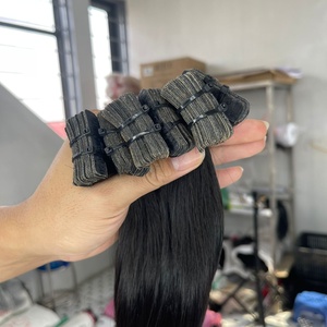 Extensiones de Cabello Virgen Vietnamita de Lujo CDYhair al por Mayor, Súper Doble Trama, 100% Cabello Humano Natural, Trama Única, Balayage, con Cutícula - Product Image 6