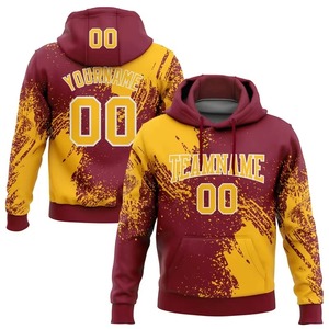 Sudaderas con Capucha Deportivas Sublimadas para Hombre, de Primera Calidad, con Diseño Personalizado de la Bandera Estadounidense, Nombre y Número del Equipo - Product Image 5