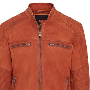 Blouson de motard en cuir véritable sur mesure pour homme – Vêtement d'extérieur élégant pour motard – Fabrication haut de gamme – Service d'échantillonnage disponible - Product Image 6
