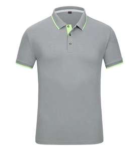 Camisas Casuales de Manga Corta para Hombre, Tejido Sólido de 220g, 100% Algodón, Bordadas, de Secado Rápido, con Botones y Cuello Camisero Personalizado - Product Image 2