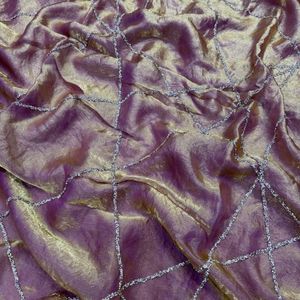 Sari en soie élégant avec travail de diamants Jarkan et blouse de créateur, prix de gros par Royal Export - Product Image 6