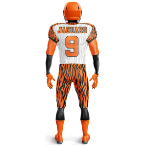 Tenue de football américain pour jeunes, maillot rembourré à manches courtes et pantalon, entièrement sublimé, haute performance, directement de l'usine - Product Image 5