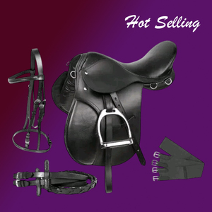 Selles de cheval robustes au design personnalisé, selle de saut en cuir avec possibilité de personnalisation - Product Image 6