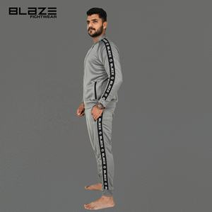 Blaze Fight Wear Survêtement imprimé par sublimation Veste et pantalon personnalisés Survêtement pour l'entraînement et le jogging Hommes Survêtement - Product Image 4