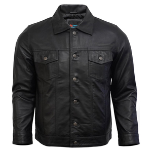 <b>Mens</b> Genuine <b>Leather</b> <b>Jacket</b> Premium Designer Style Comfortable Stylish Everyday Streetwear Collection - Product Image 6