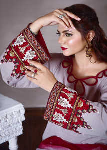 ชุดเดรสหรูหราสไตล์อินเดีย-ปากีสถานสำหรับผู้หญิง ใส่ในวันแม่ งานปาร์ตี้ หรือใส่ลำลองในวันอีด - Product Image 2