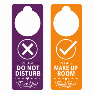 Placas de Puerta Personalizadas de PVC Impermeables - Ecológicas y Duraderas para Uso en Exteriores y Hoteles, Diseño Moderno con Montaje de Hebilla - Product Image 1