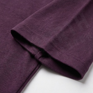 Camiseta Corta Personalizada de Color Sólido con Cuello Redondo para Mujer, Prenda de Moda Informal y Transpirable de Manga Corta - Product Image 6