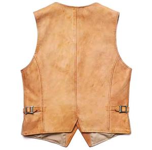 Chaleco de Cuero para Hombre, Alta Calidad, Talla Grande, Invierno, Calefactable, Transpirable, Secado Rápido, Bolsillos Delanteros, MOQ Bajo - Product Image 4