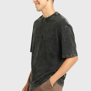 เสื้อยืดคอกลมลายทางผู้ชาย ผ้าฝ้าย โอเวอร์ไซส์ พิมพ์ลายซิลค์สกรีนแบบรักษ์โลก เนื้อผ้าน้ำหนักเบา นุ่ม คุณภาพพรีเมียม รับผลิตแบบ OEM ODM - Product Image 3