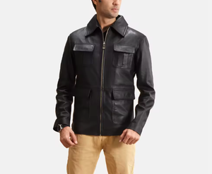 Vestes en cuir sur mesure anti-rides pour hommes à prix raisonnable - Product Image 1